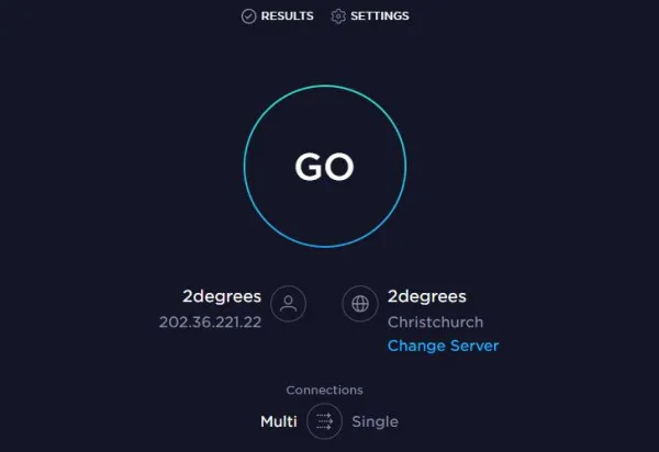 ookla speed test